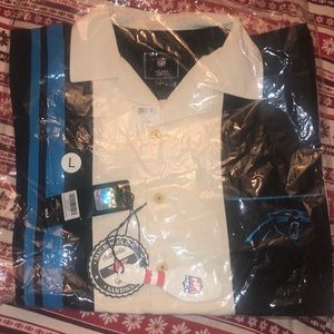 NFL Carolina Panthers Bowling Shirt Large